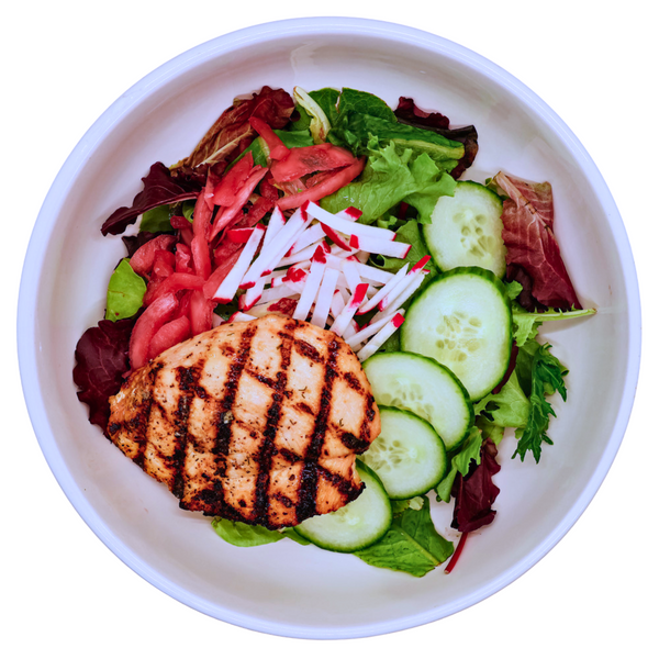 Spring Mix Salad with Grilled Chicken